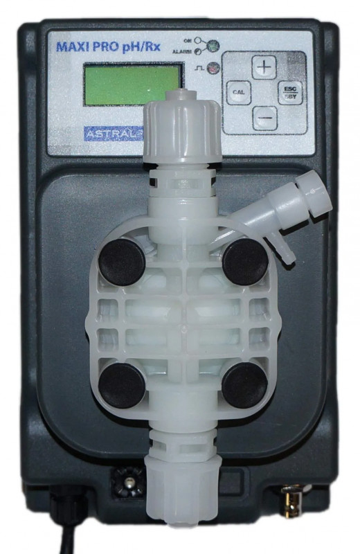 Astral PH doseerpomp, maxi pro 5 l/u voor zwembaden tot 150 m3.