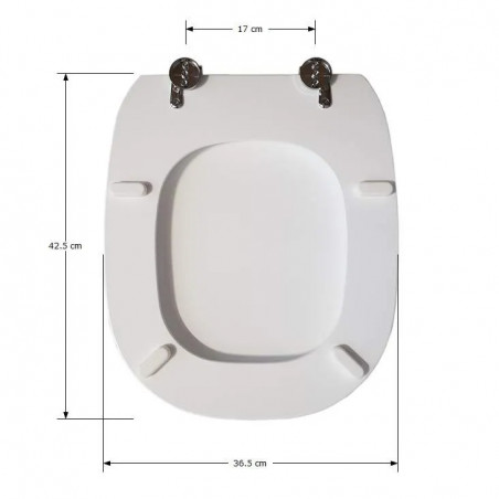 Abattant adaptable GIRO, blanc