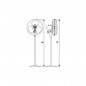 Vortice staande ventilator, diameter 40 cm, wit, 3 snelheden