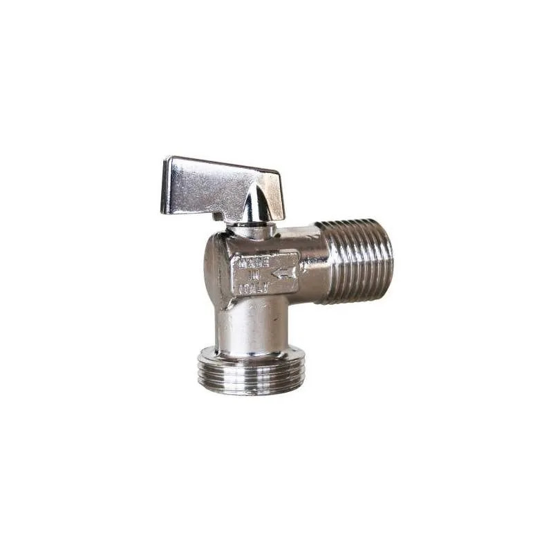 Bolvormige wasmachinekraan 1/2" 3/4" uitloop