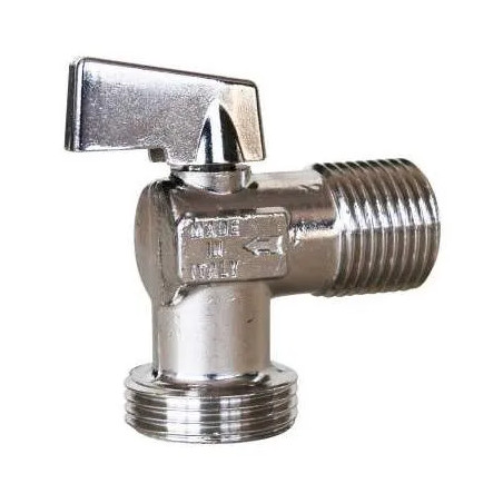 Robinet pour machine à laver sphérique 1/2\" sortie 3/4\"