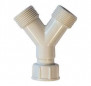 20x27 pvc verdubbelaar voor wasmachinekraan