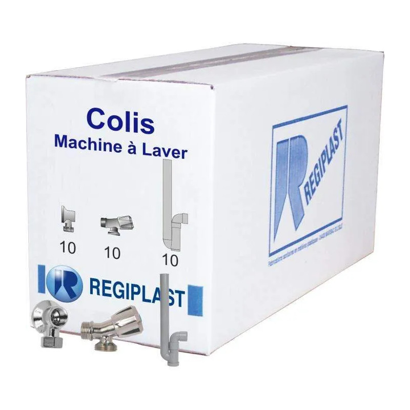 Colis machine à laver 10 robinets, 10 appliques, et 10 siphons Colis machine à laver 10 robinets, 10 appliques, et 10 siphons