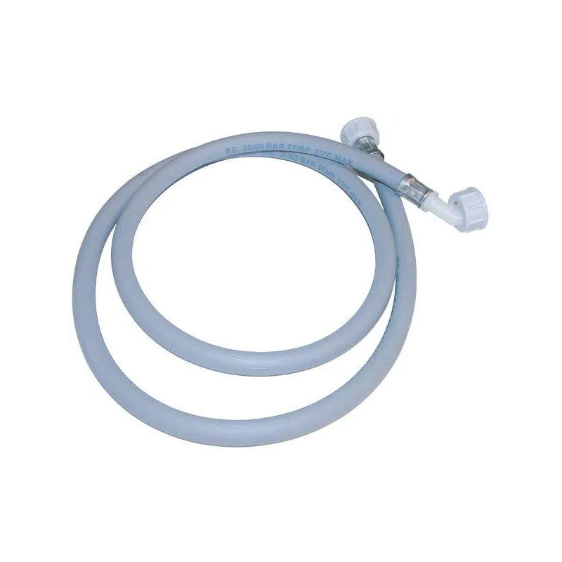 Elleboogaanvoer voor wasmachine, lengte 2,5 meter
