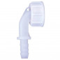 2-delige gebogen pvc eindkap