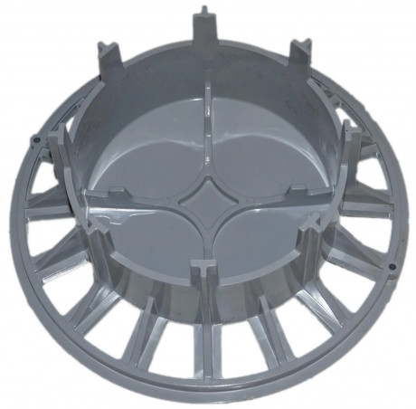 Grate for course siphon: 250x250, light grey