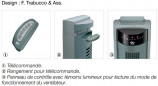 Oscillerende torenventilator met afstandsbediening