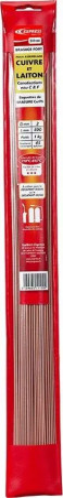 Baguette de brasure : Cuivre/ Phosphore 2/500mm (10 baguettes)
