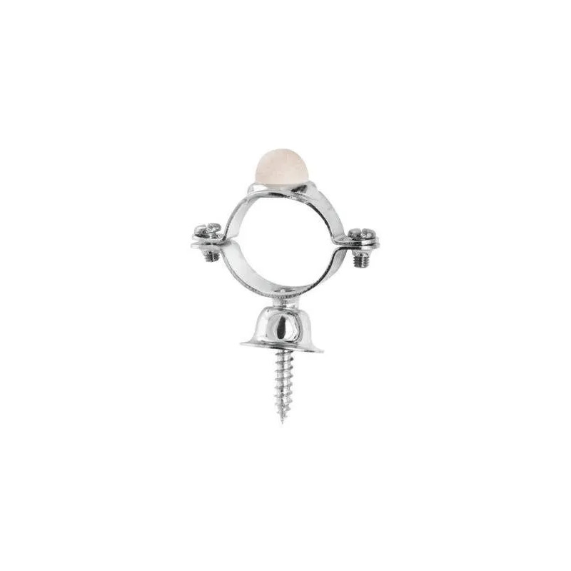 Chromen kraag met stop, diameter 28