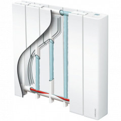 Electric radiator heating with soft heat ACCESSIO Digital 2, 1000 W