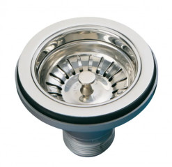 Basket drain without overflow, diameter 90mm