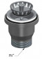 Mandafvoer zonder overloop, diameter 60 mm