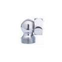 Elbow Male/Female chrome with ball joint 15x21 (The piece)