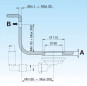 Automatic sink drain with round overflow and chrome push button Automatic sink drain with round overflow and chrome push button