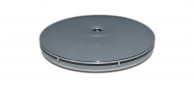 Chrome-plated ABS dome for extra-flat shower drain
