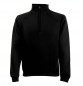 Professioneel zwart sweatshirt met rits, maat L
