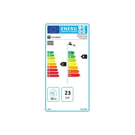 Heizkessel Acleis Low NOx VMC, Durchlauferhitzer 23 kW Erdgas NGLM23-8XN5