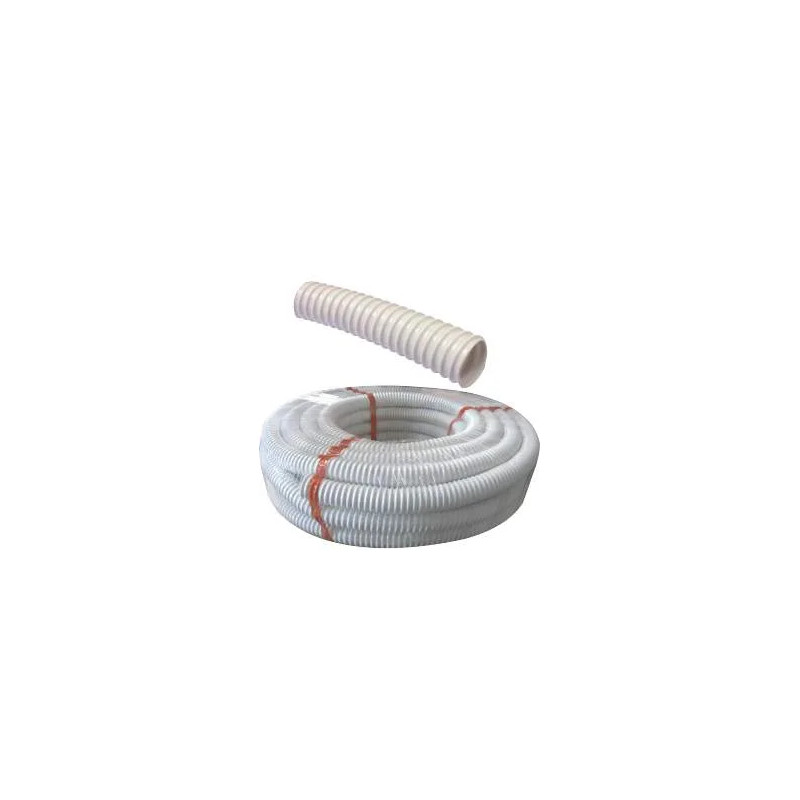 Flexibele gegolfde afvoerbuis, buitendiameter 30 mm voor 32 mm buis en koppelstuk (per meter)