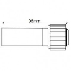 O-ring spigot en mannelijke verbindingsfitting met een diameter van 40 mm
