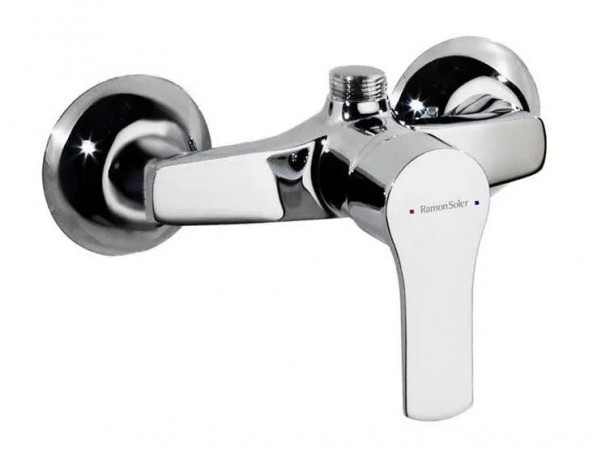 Mengkraan douche hoge uitloop Titanium