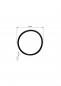 O-ring for shower tray drain model 690