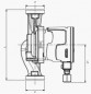 Elektronische circulatiepomp EVOSTA 2 40 70/180, hartafstand 180 mm, 50x60