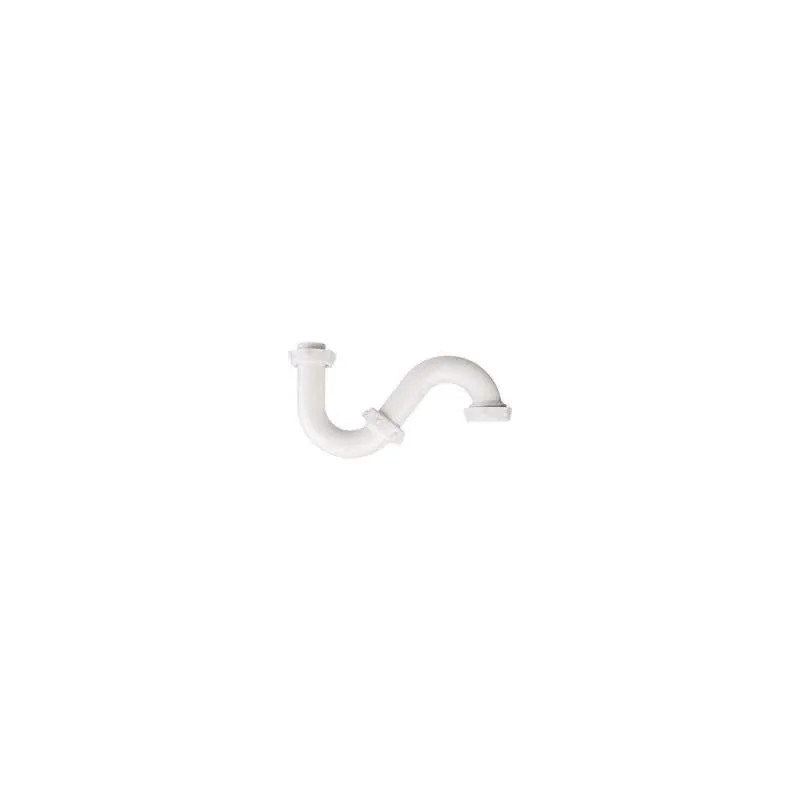 Siphon de lavabo PVC vertical blanc Porcher