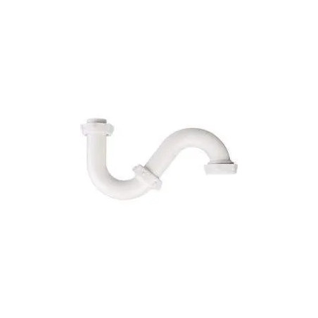 Siphon de lavabo PVC vertical blanc Porcher