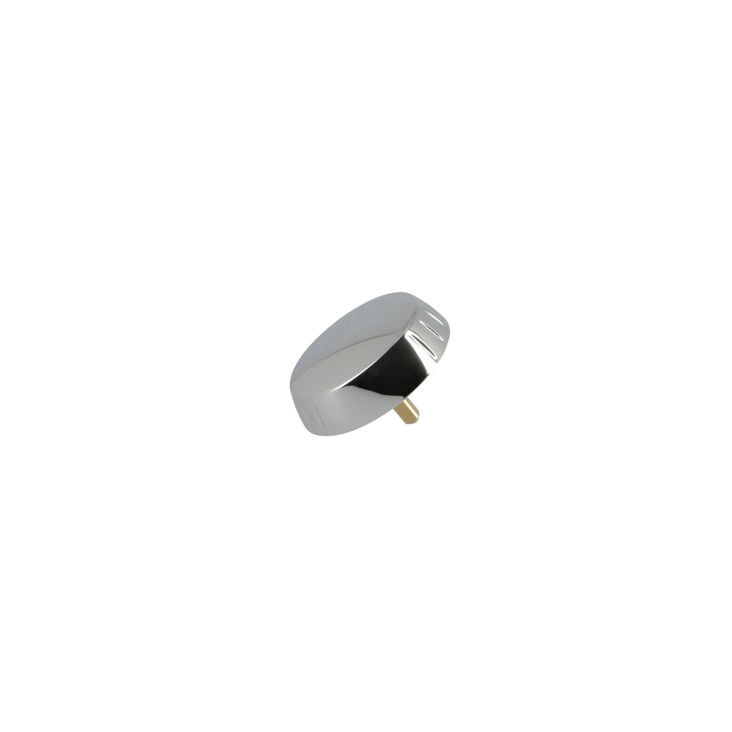 Volant ABS chromé avec axe métal pour vidage baignoire NICOLL 0411723 - Image 1/3