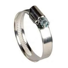 Collier Royal vis en acier zingué et bande en Inox 40 x 60, largeur 9 mm, 5 piéces