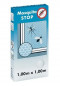 Raamhor, "STOP", wit, 1m x 1m Raamhor, "STOP", wit, 1m x 1m