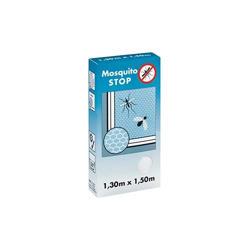Raamhor, "STOP", wit, 1,30m x 1,50m