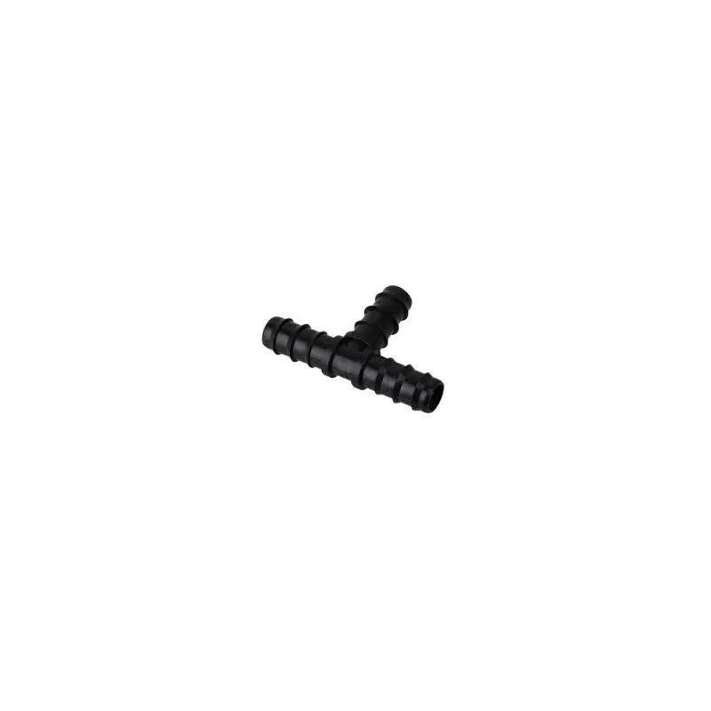 16 mm pvc geribbeld T-stuk voor druppelirrigatie