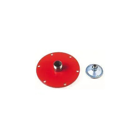 Kit controflangia in acciaio inox + pezzo di fissaggio per 200/300 litri