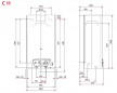 OPALIA C11Z piëzobadverwarmer, lage NOx, stadsgas, met waakvlam