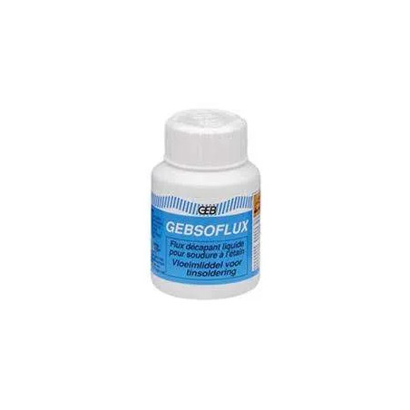 Gebsoflux liquid for tin soldering 80ml bottle