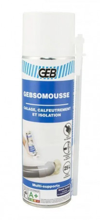 Espuma expansiva de poliuretano Gebmousse aerosol 650/500ml
