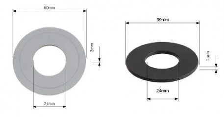 Afdichtingen voor klep SAS/NICOLL 1V/2V/3V 0709325/9887376