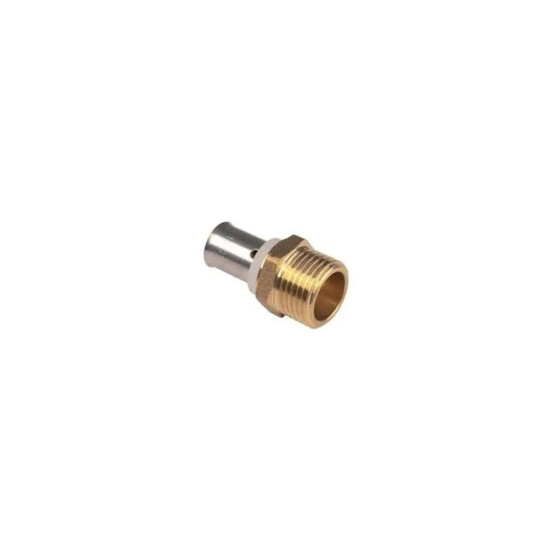 26x34/20 mm mannelijke vaste meerlagenfitting van vernikkeld messing
