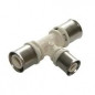 Radiaal PPDU meerlaags gereduceerd T-stuk 26x16x26 mm