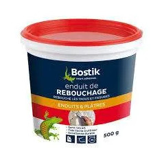 Enduit de rebouchage pâte - seau de 4Kg