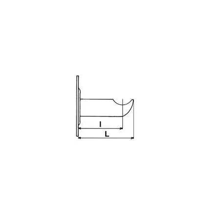Support de radiateur en fonte Type rideau 4 Colonnes à visser 12cm