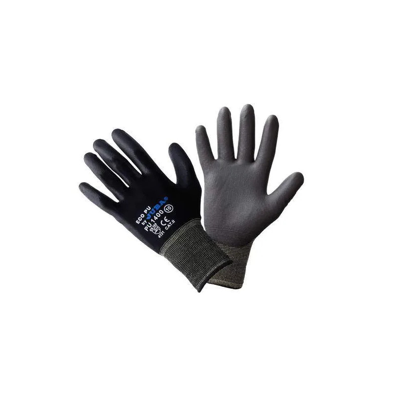 PU coated glove, size 10, for light duty and handling PU coated glove, size 10, for light duty and handling