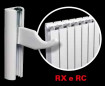 2 RC ophangbeugels voor aluminium radiatoren, bevestiging voor holle buizen
