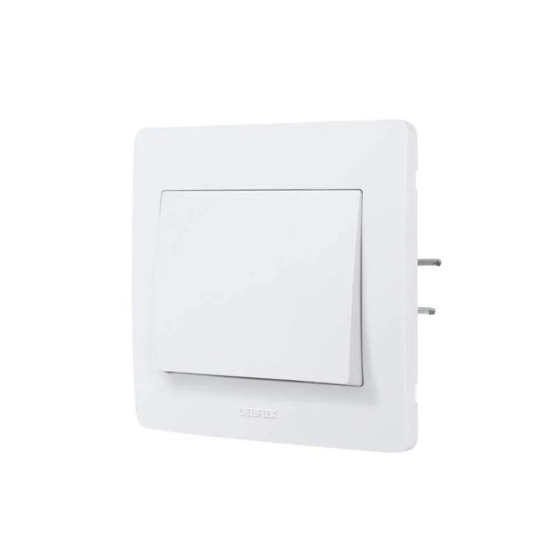 Drukknop 10A 250V Diam2 wit
