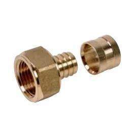 Fixed female coupling 15x21 - 16 - PBTUB - Référence fabricant : F216