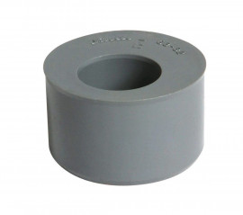 Réduction incorporée PVC, mâle 63mm, femelle 32mm