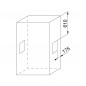Penderie rabattable pour armoire 452 à 600 mm Penderie rabattable pour armoire 452 à 600 mm