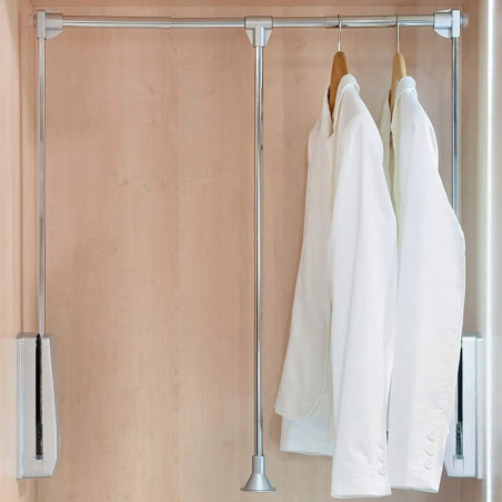 Folding wardrobe for 452 to 600mm cabinet