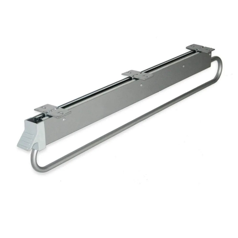  Garderobedeur voor 800 mm kledingkast, metallic grijs